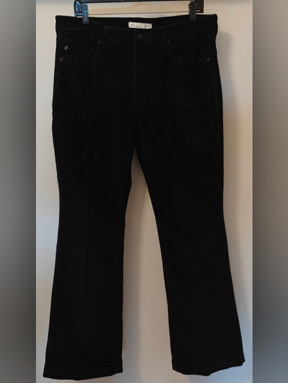 KanCan black corduroy bootcut classic five-pocket pant exclusively for Maurices